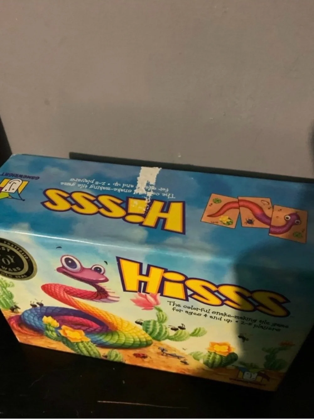 Hisss The Colorful Snake Making Tile Game Hiss Missing One Card